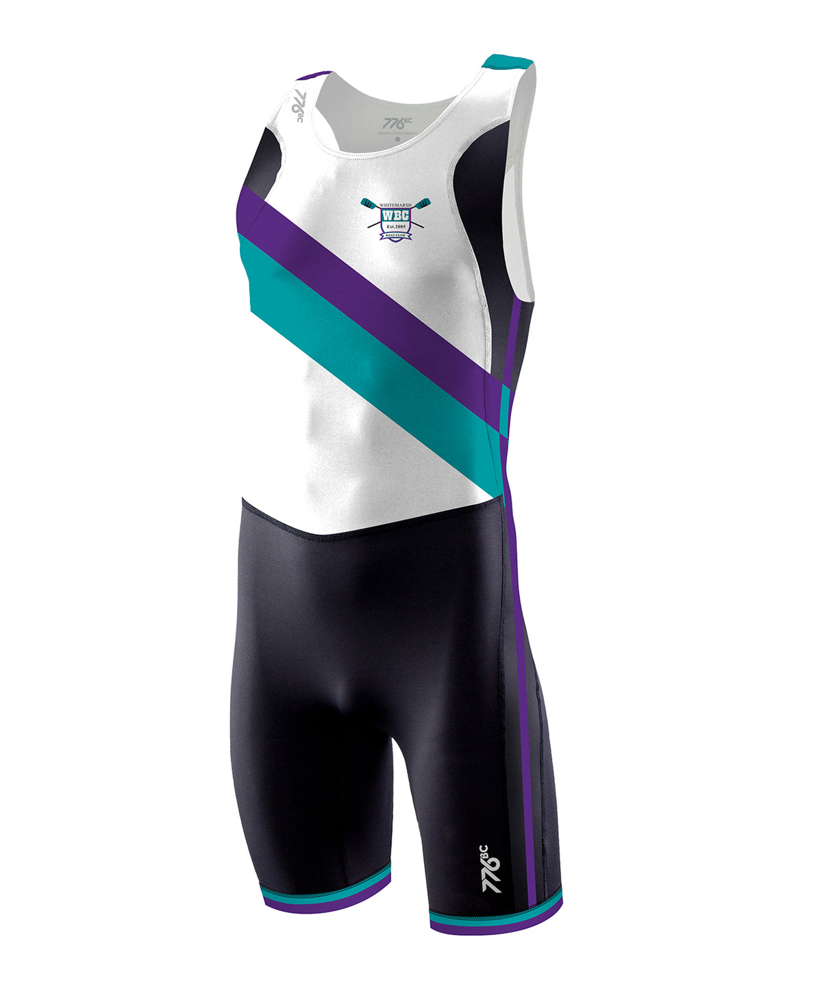 Men's Whitemarsh Pro Unisuit - Black/White