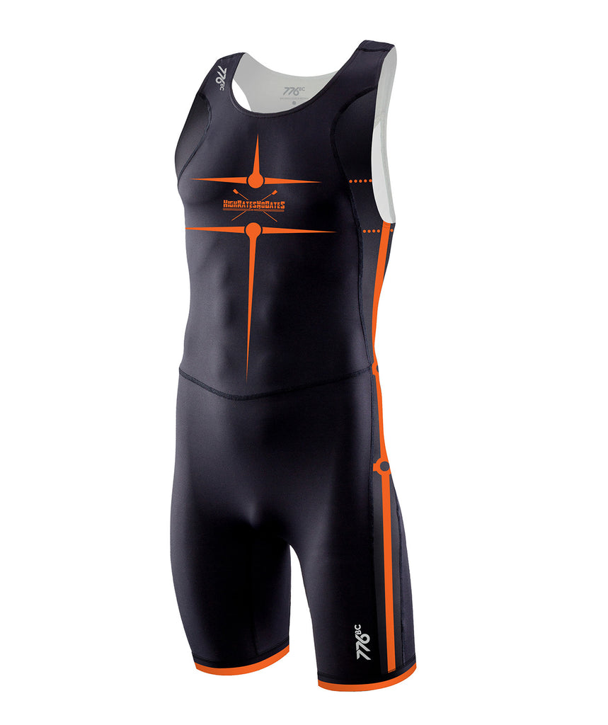 Men's University Of York Pro Unisuit - Black/Orange