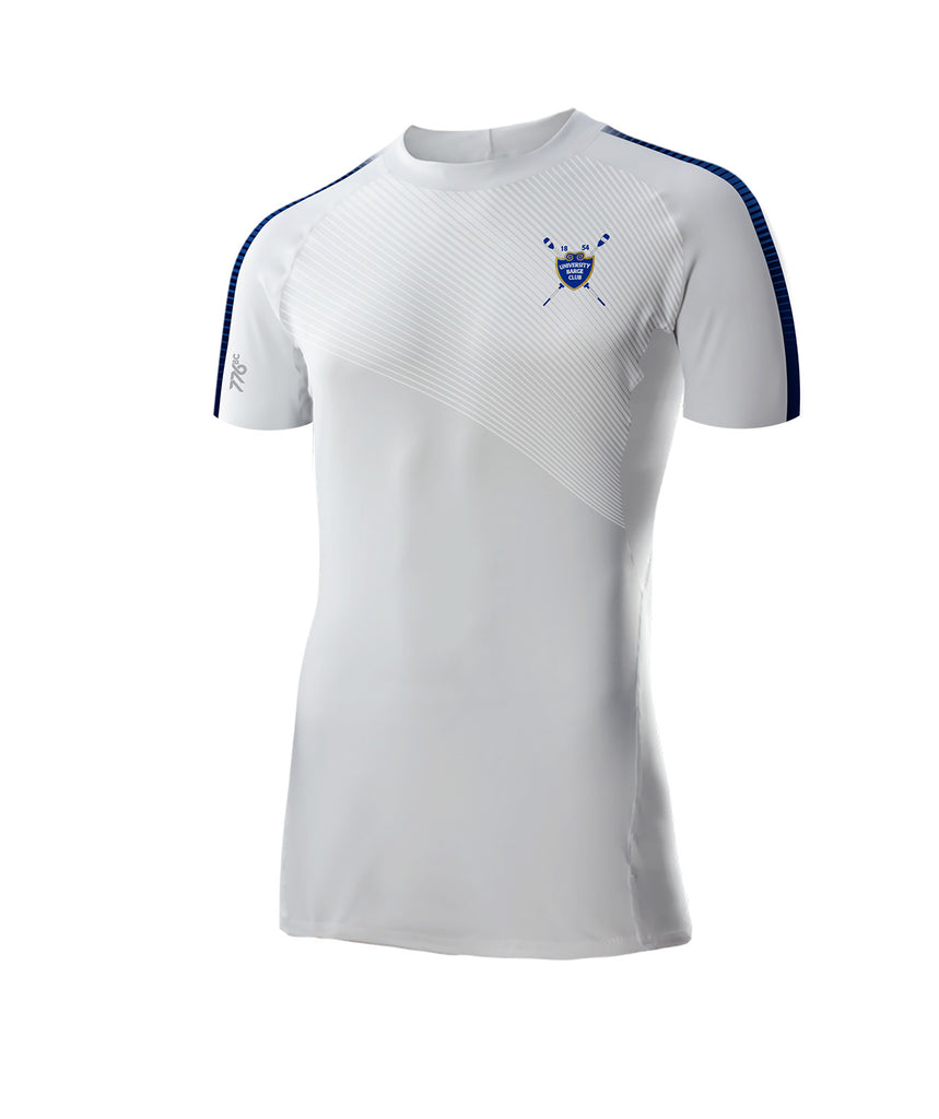 Men's University Barge Club Base Layer SS - White