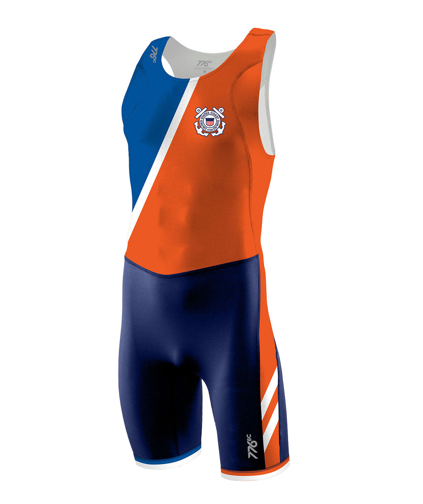 Men's US Coast Guard Practice Pro Unisuit - Blue/Orange