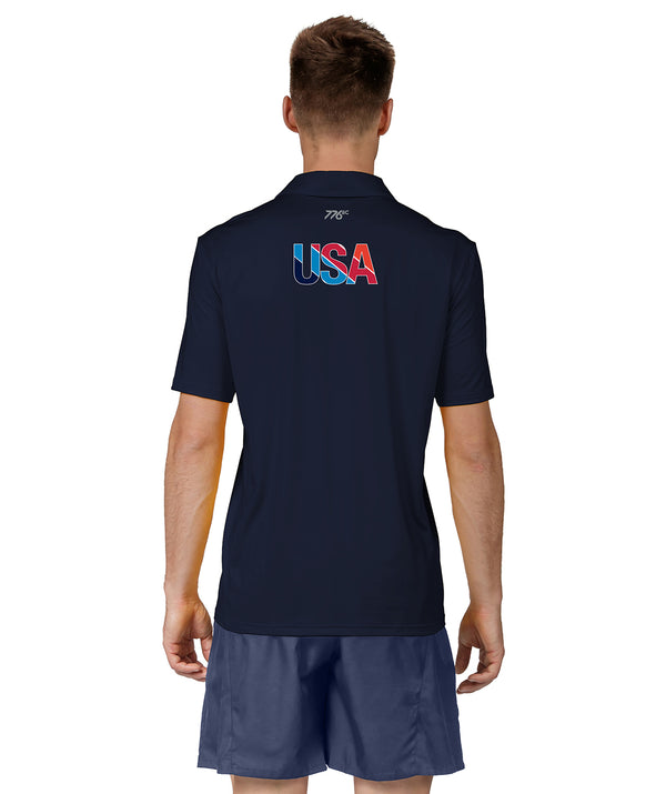 Men's 776BC X USRowing Polo SS 03 - Navy