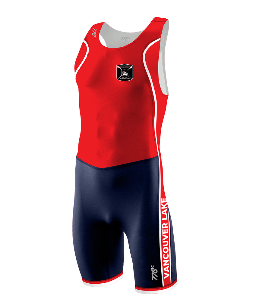 Men's Vancouver Lake Rowing Club Pro Unisuit - Navy/Red