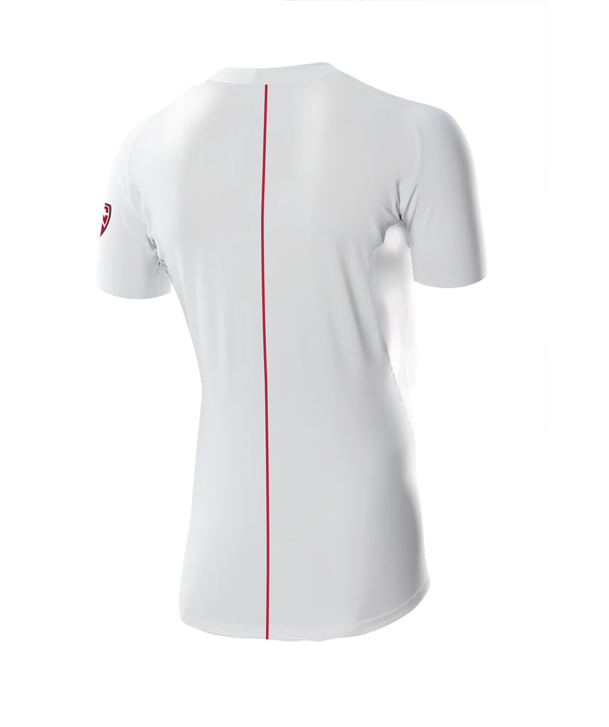 Men's Washington State University Cougar Crew Base Layer SS - White