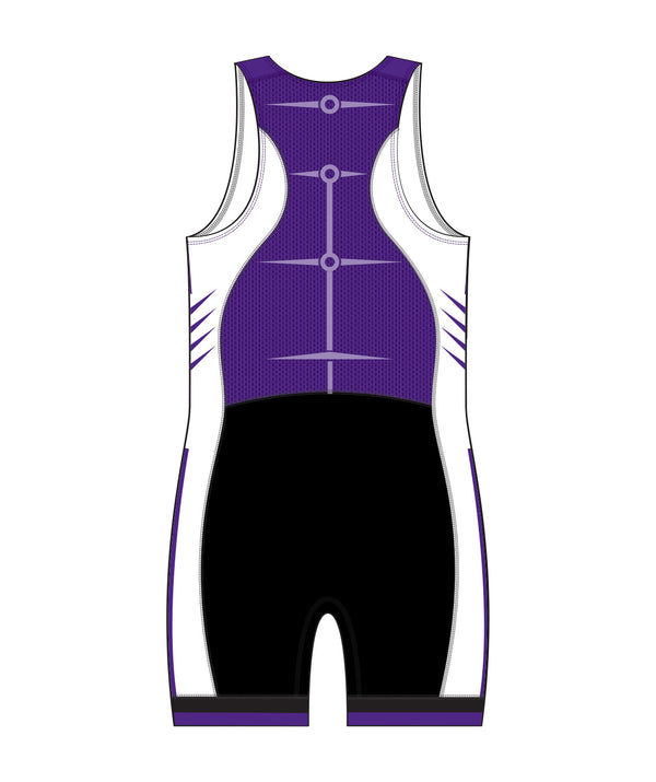 Men's University Of Western Ontario Pro Unisuit - Purple/Black