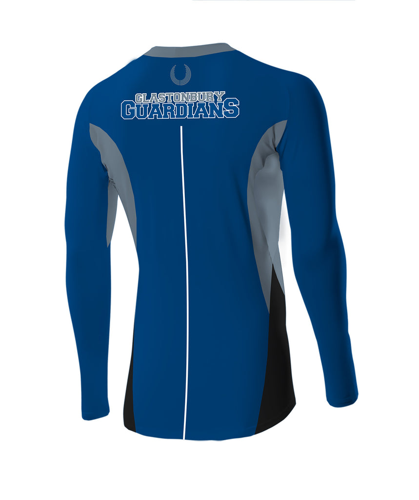 Men's Glastonbury High School Base Layer LS - Blue