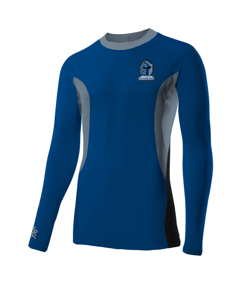Men's Glastonbury High School Base Layer LS - Blue