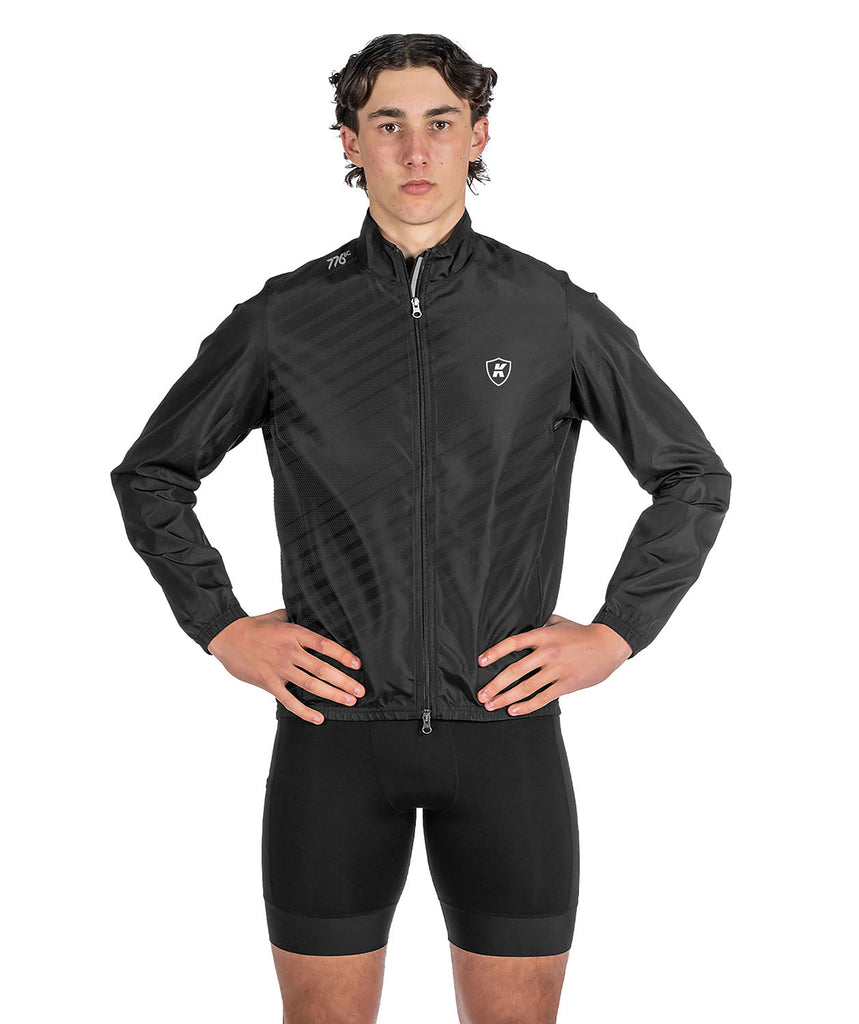 Men's King Racing Cirrostratus Wind Jacket - Black