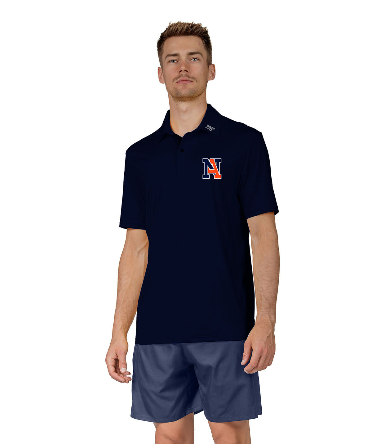 Men's Norfolk Academy Polo SS - Navy