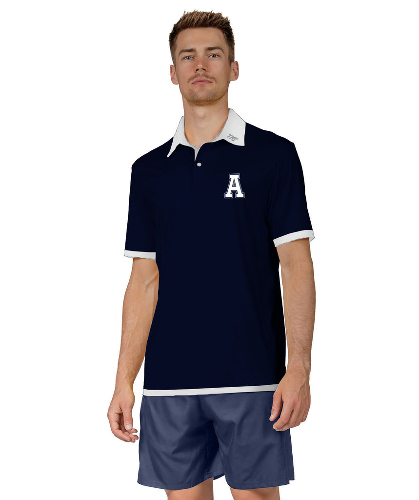 Men's Phillips Academy Andover Polo SS - Navy
