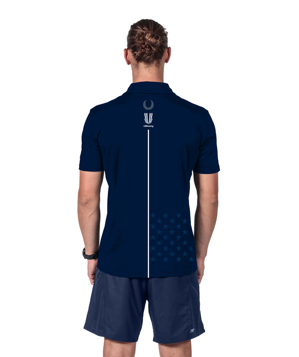 Men's USRowing Staff Polo - Navy