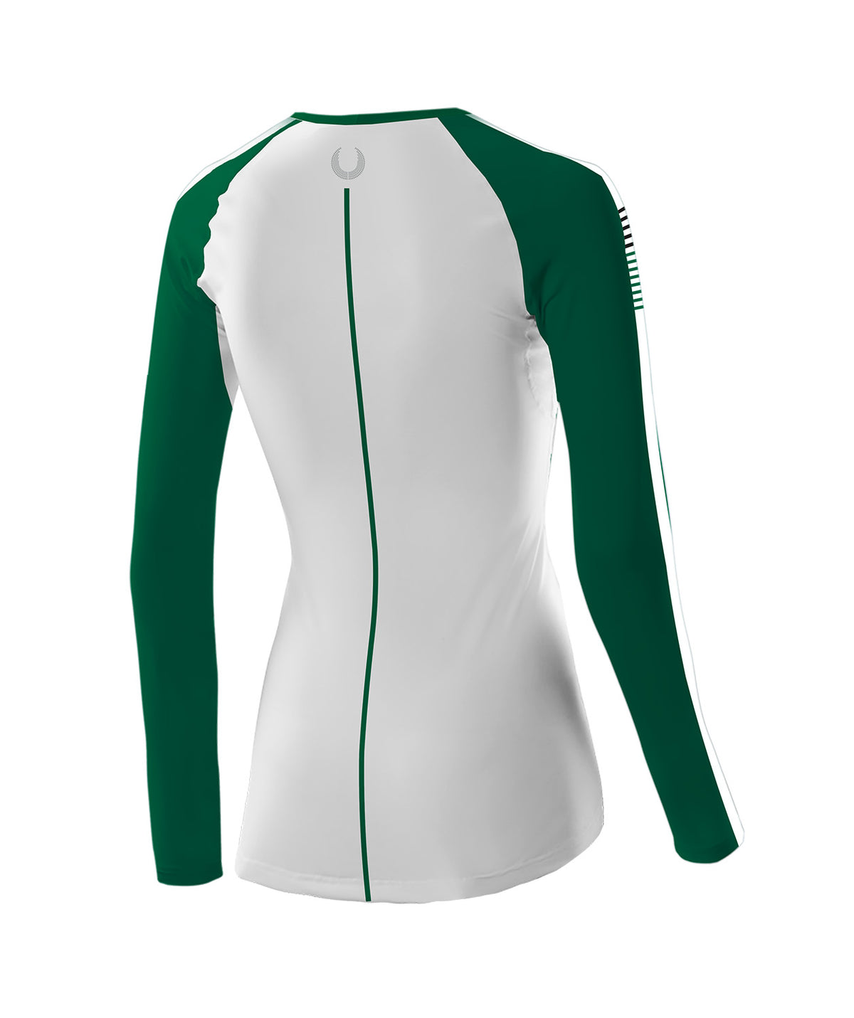 Women's Nichols School Base Layer LS - White/Green