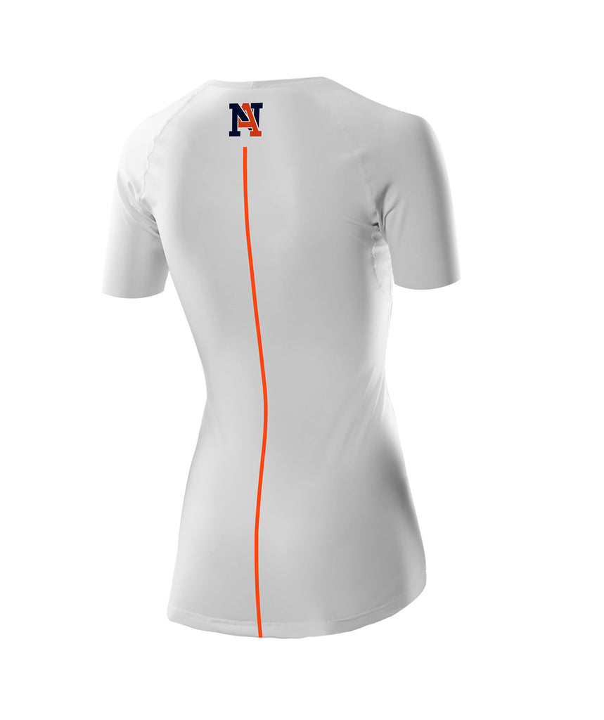 Women's Norfolk Academy Base Layer SS - White