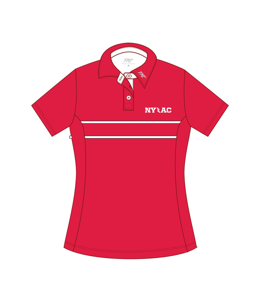 Women's New York Athletic Club Polo SS - Red