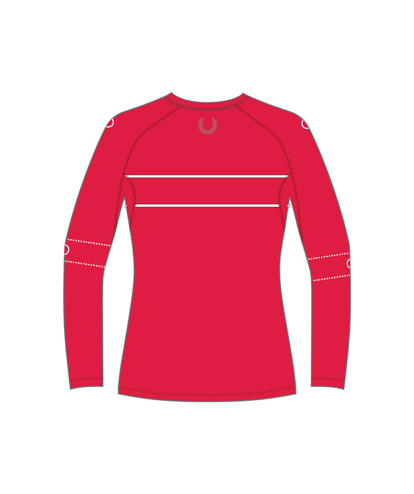 Women's New York Athletic Club Base Layer LS - Red