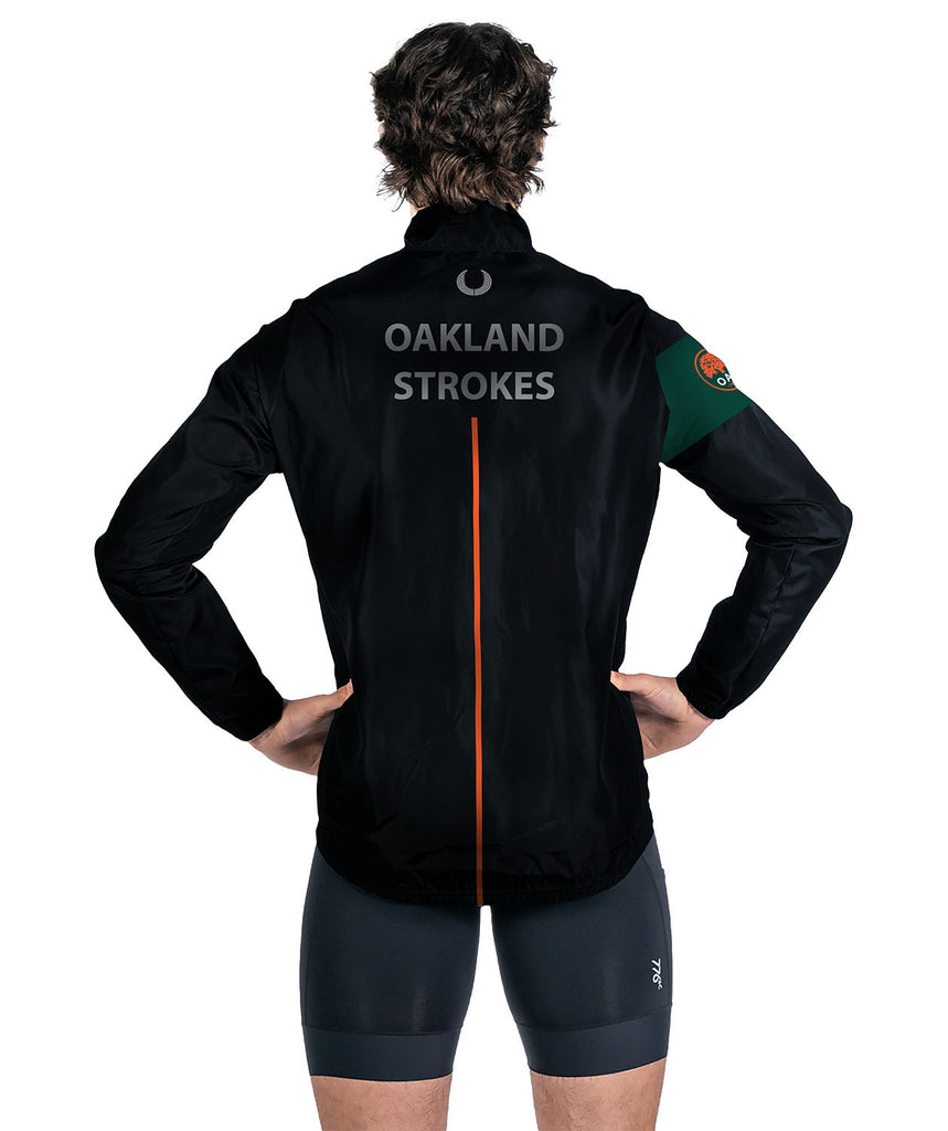 Men's Oakland Strokes Cirrostratus Wind Jacket - Black