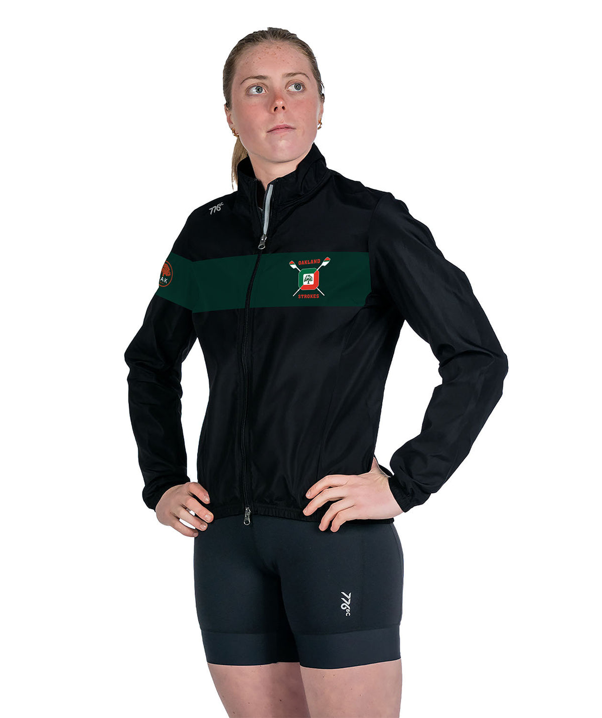 Women's Oakland Strokes Cirrostratus Wind Jacket - Black