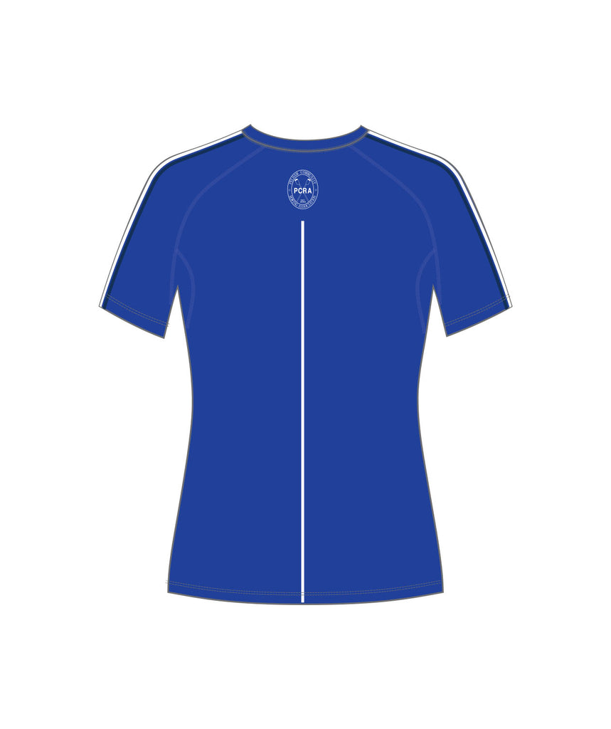 Women's Pelham Community Rowing Association Base Layer SS - Royal Blue
