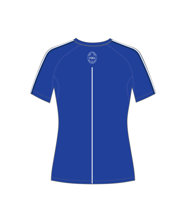 Women's Pelham Community Rowing Association Base Layer SS - Royal Blue