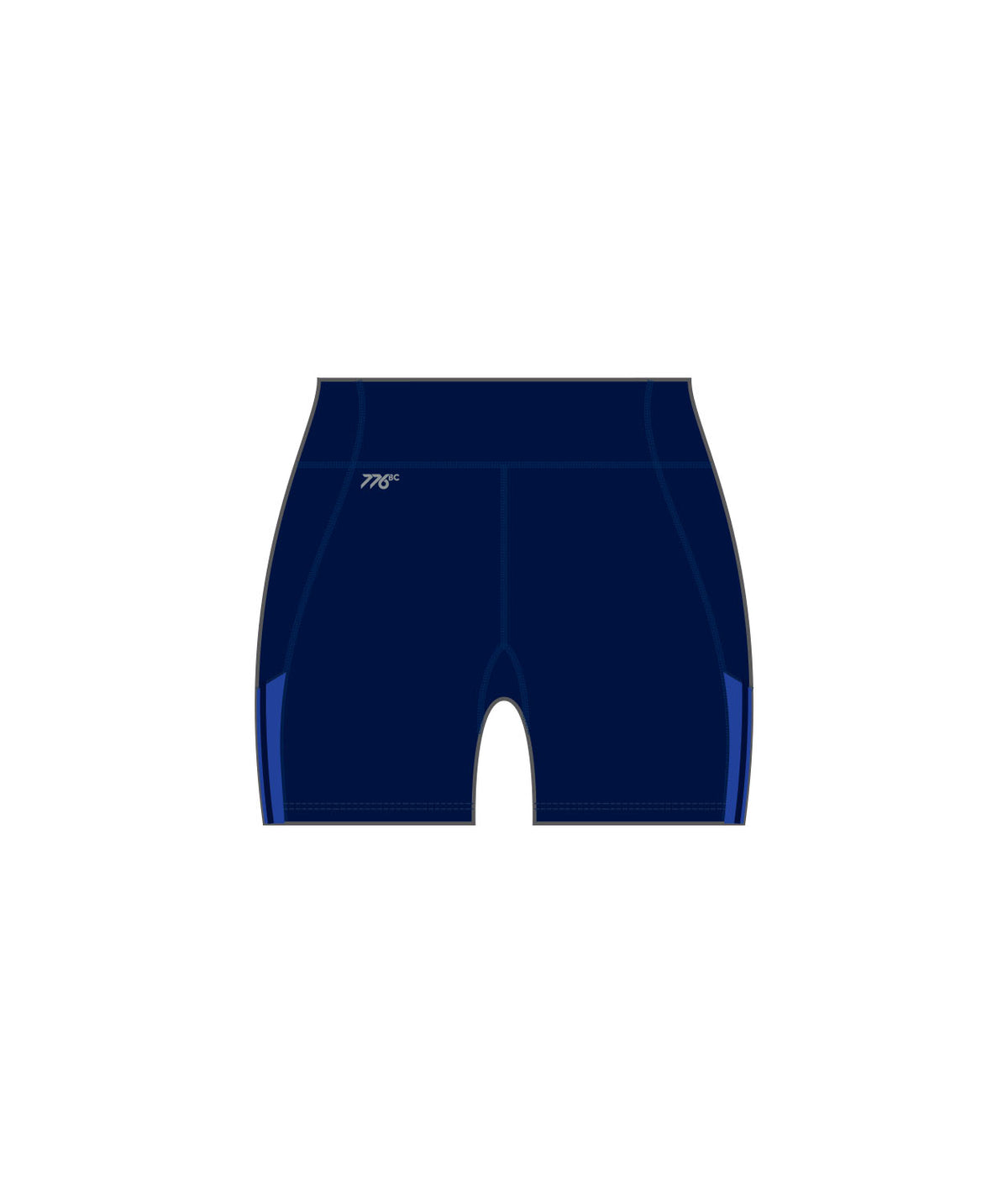 Women's Pelham Community Rowing Association Streamline Short - Navy/Royal Blue