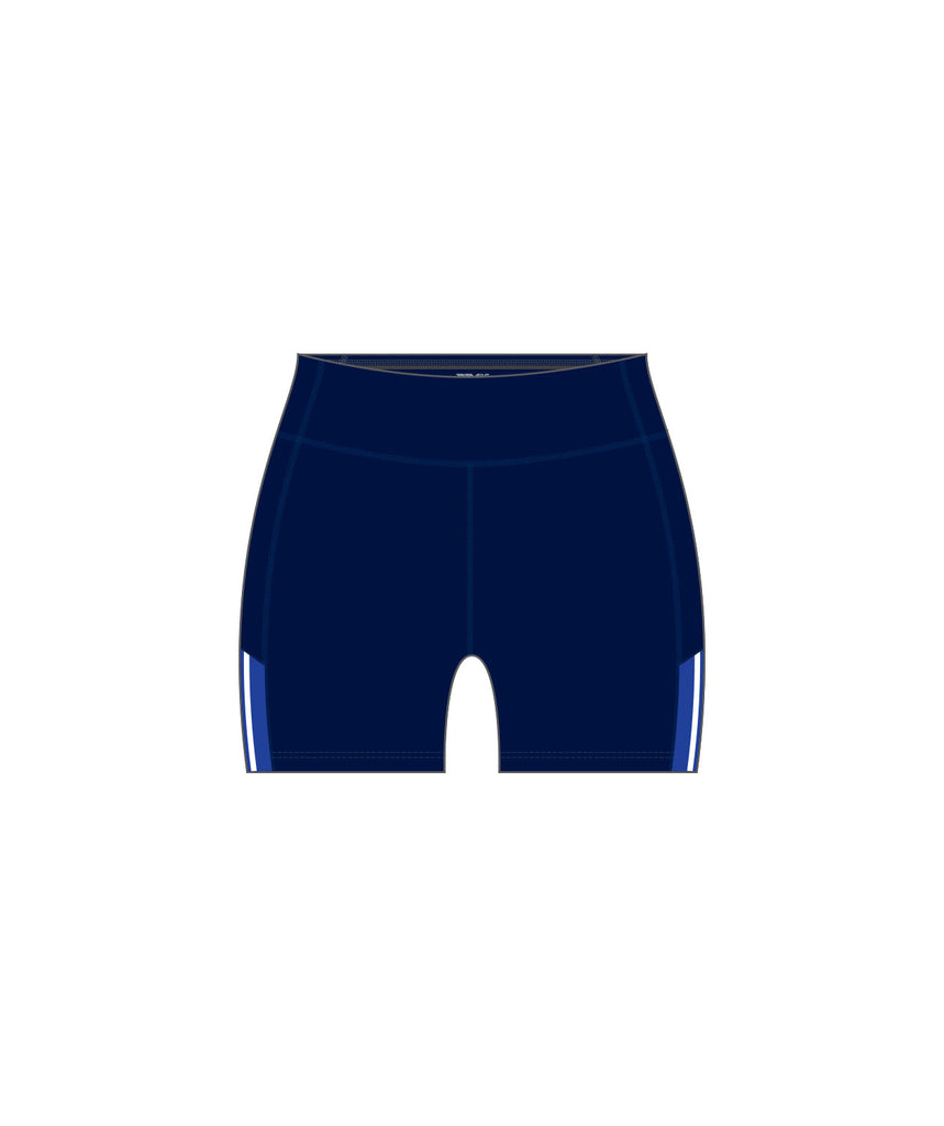 Women's Pelham Community Rowing Association Streamline Short - Navy/Royal Blue