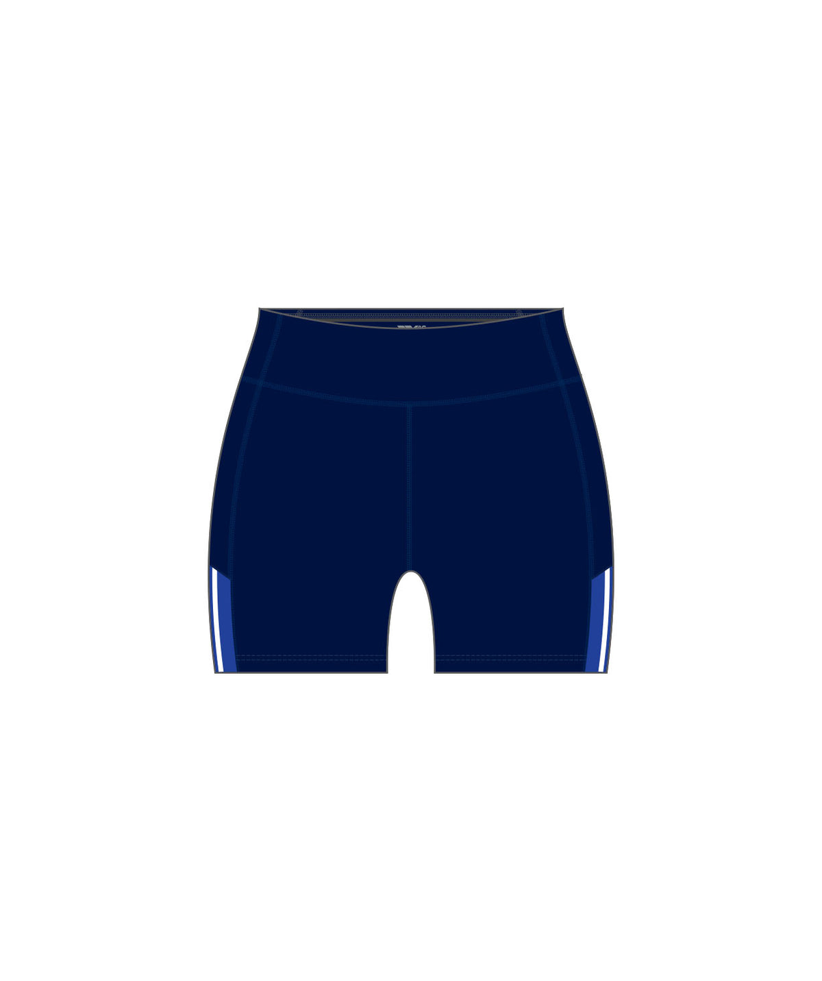 Women's Pelham Community Rowing Association Streamline Short - Navy/Royal Blue