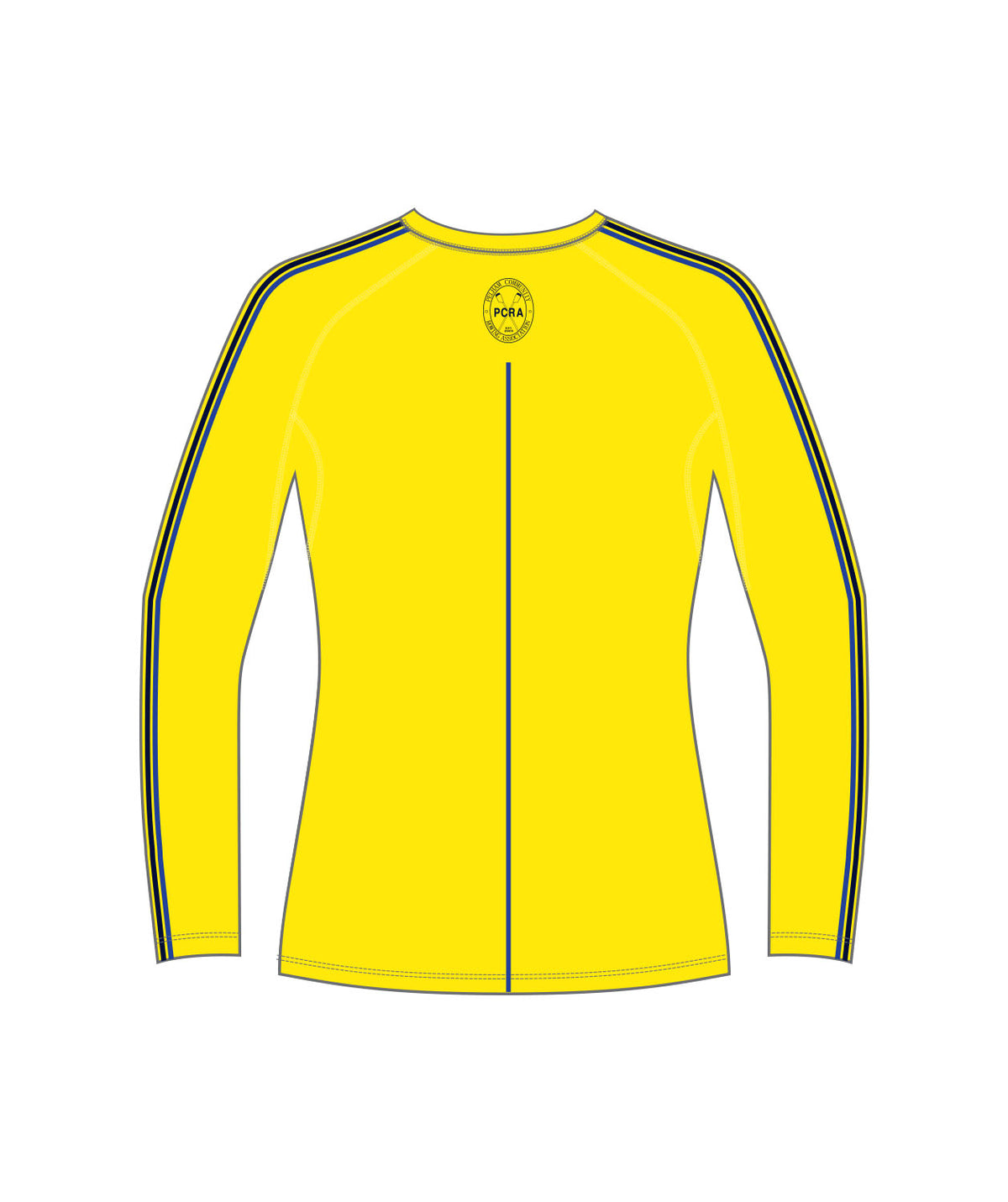 Women's Pelham Community Rowing Association Winter Base Layer LS - Yellow