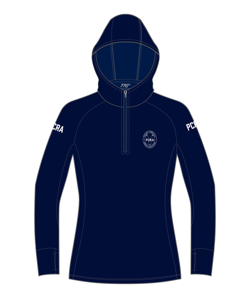 Women's Pelham Community Rowing Association Training Hoodie - Navy