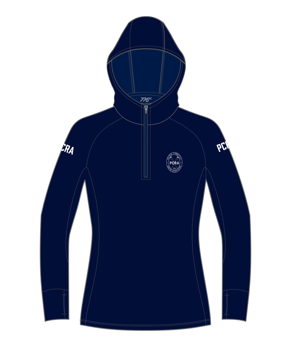 Women's Pelham Community Rowing Association Training Hoodie - Navy