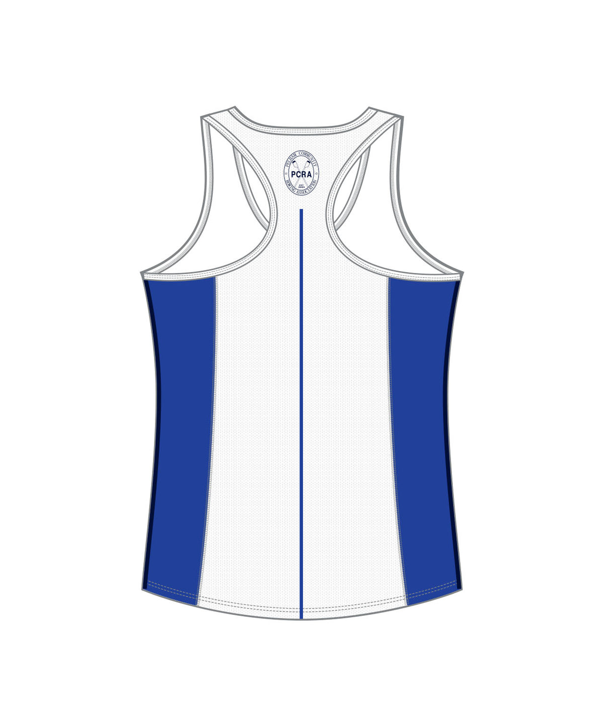 Women's Pelham Community Rowing Association Performance Tank - White