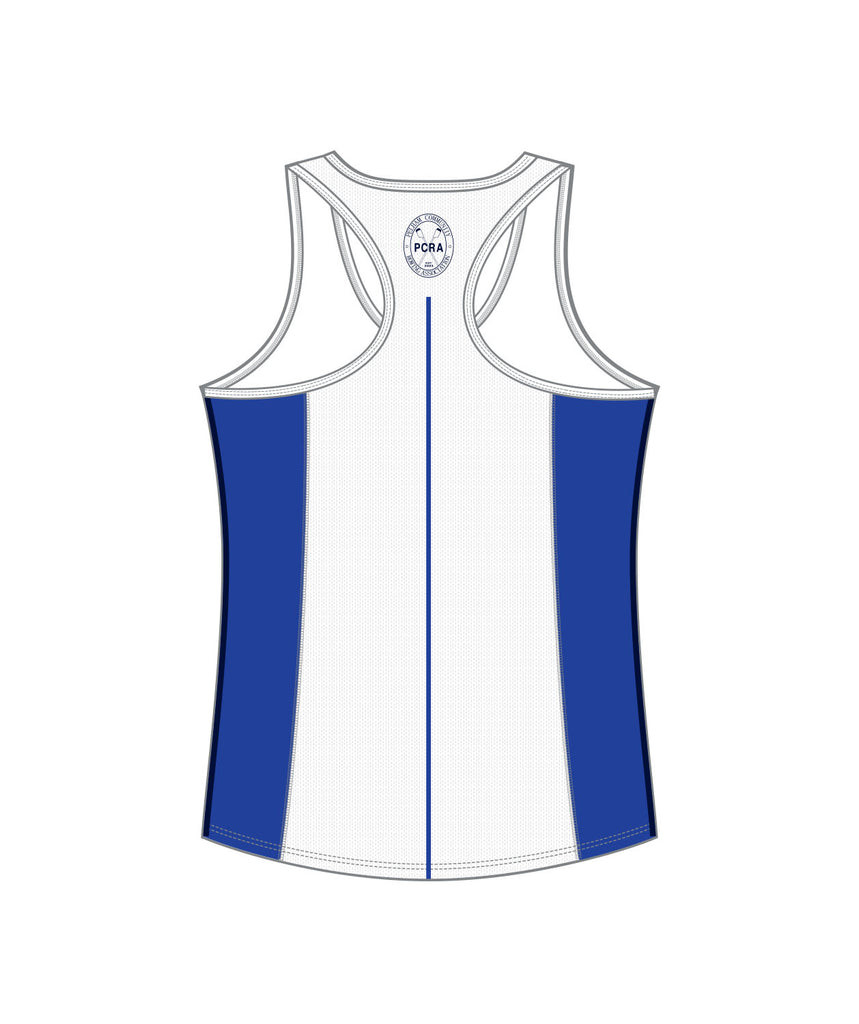 Women's Pelham Community Rowing Association Performance Tank - White