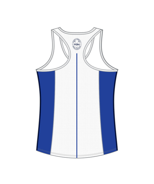 Women's Pelham Community Rowing Association Performance Tank - White