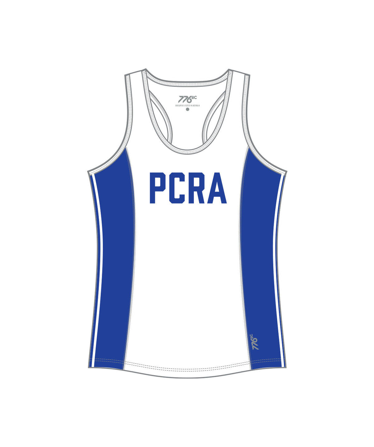 Women's Pelham Community Rowing Association Performance Tank - White