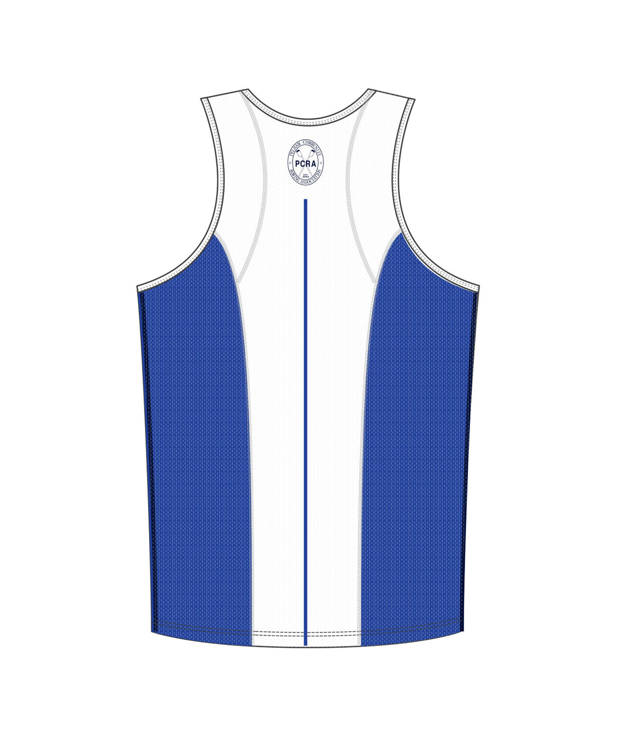 Men's Pelham Community Rowing Association Performance Tank - White