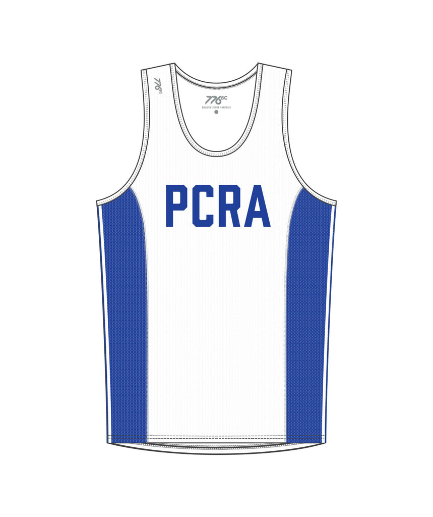 Men's Pelham Community Rowing Association Performance Tank - White