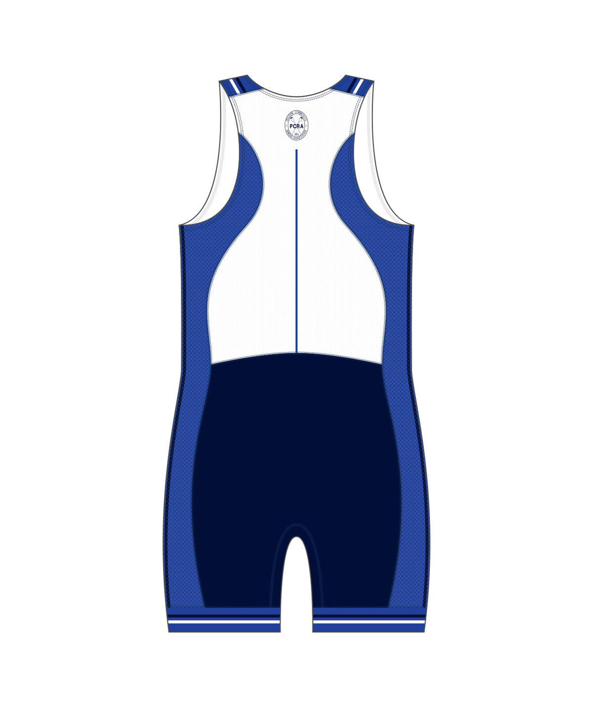 Men's Pelham Community Rowing Association Pro Unisuit - Navy/Royal Blue