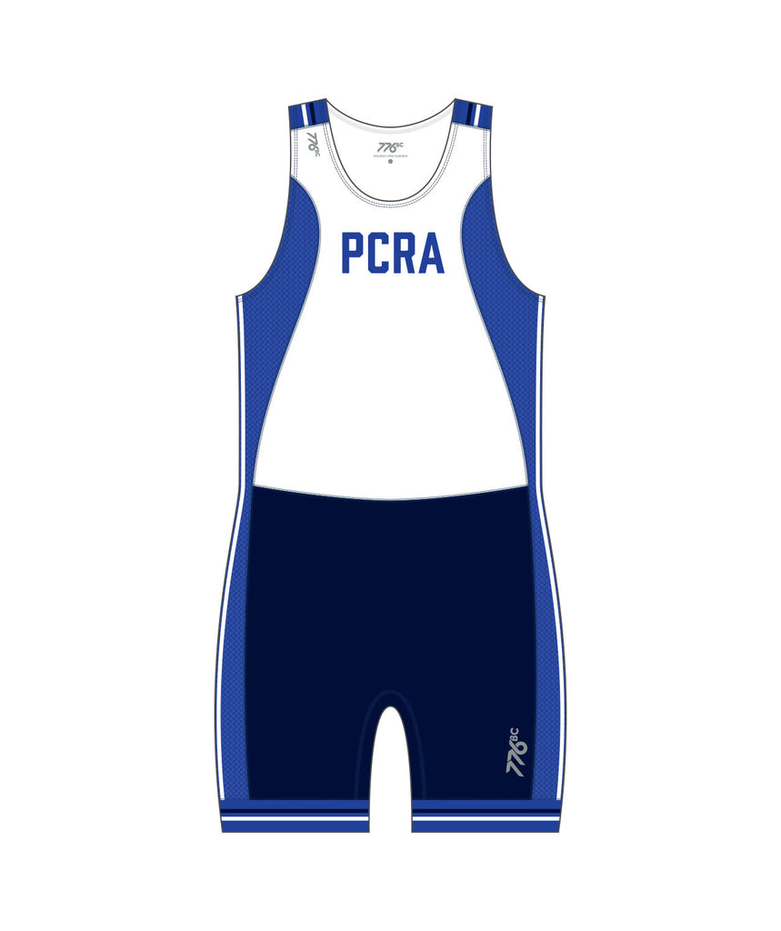 Men's Pelham Community Rowing Association Pro Unisuit - Navy/Royal Blue