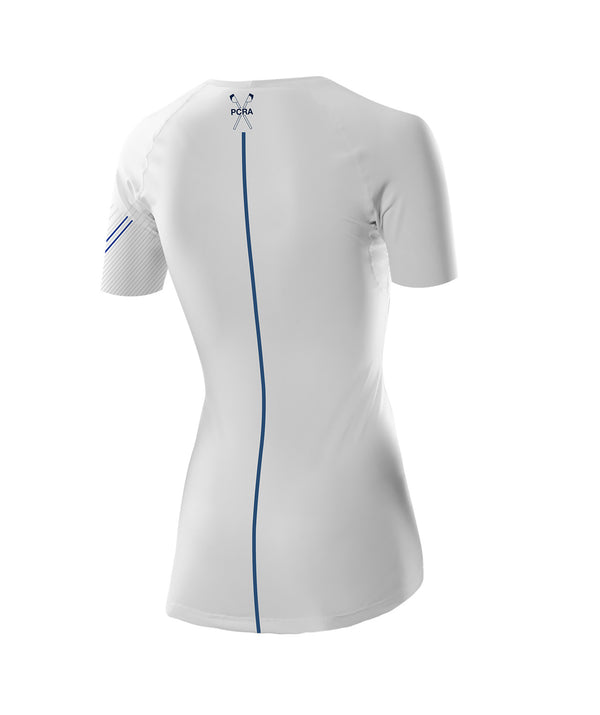 Women's Pelham Community Rowing Association Base Layer SS - White