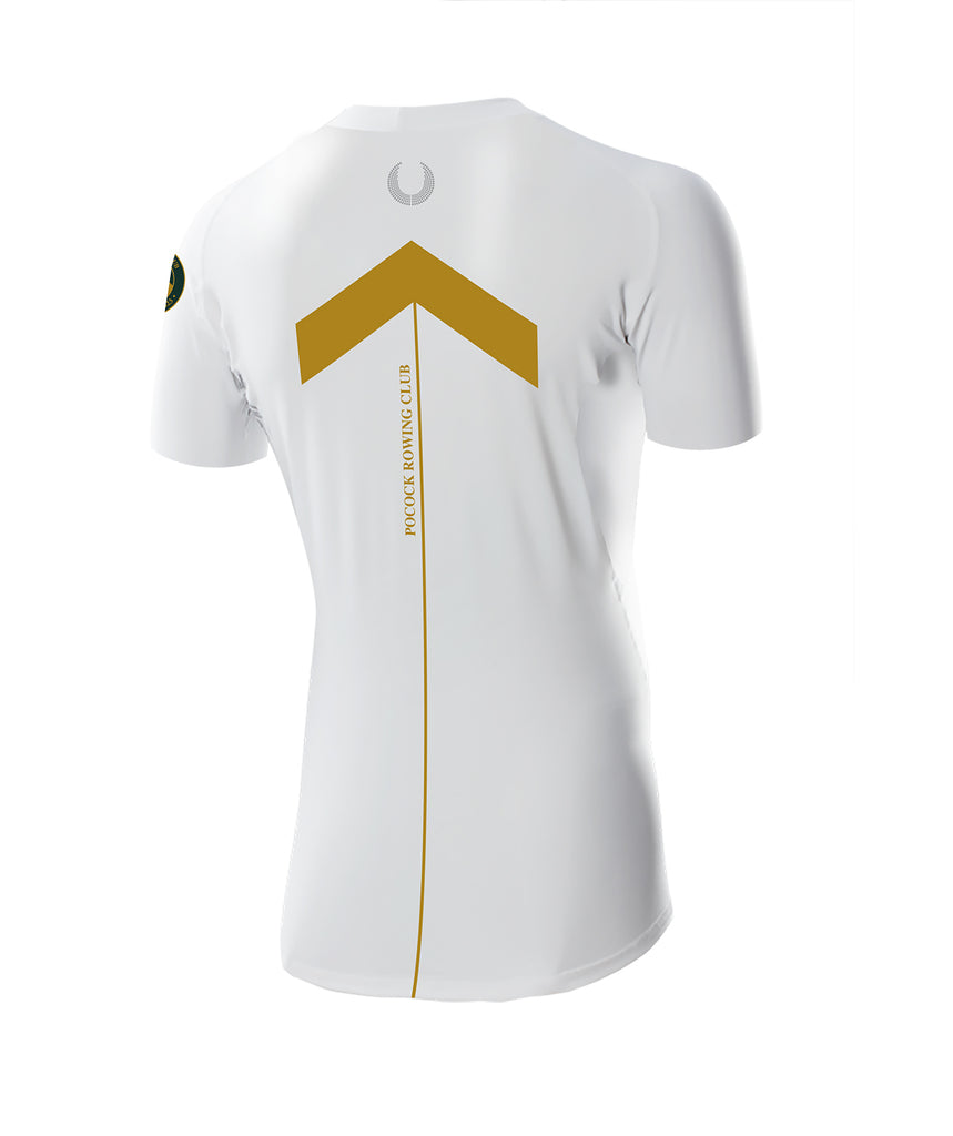 Men's Pocock Rowing Club Base Layer SS - White