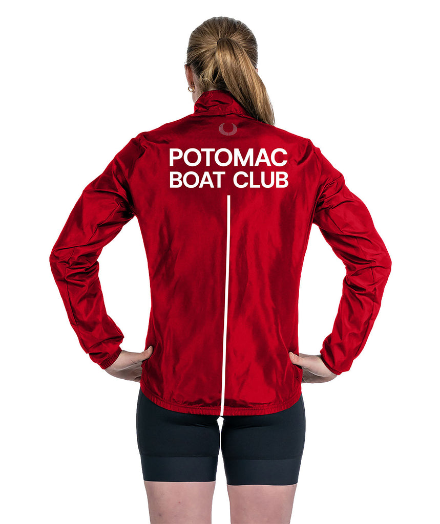 Women's Potomac Boat Club Cirrostratus Wind Jacket - Red