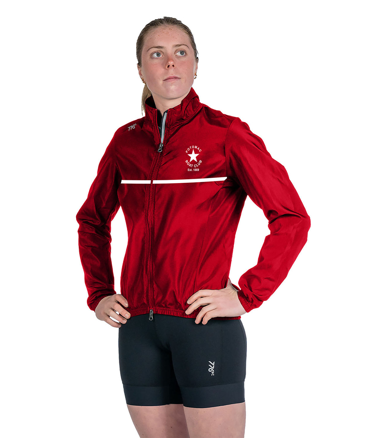 Women's Potomac Boat Club Cirrostratus Wind Jacket - Red