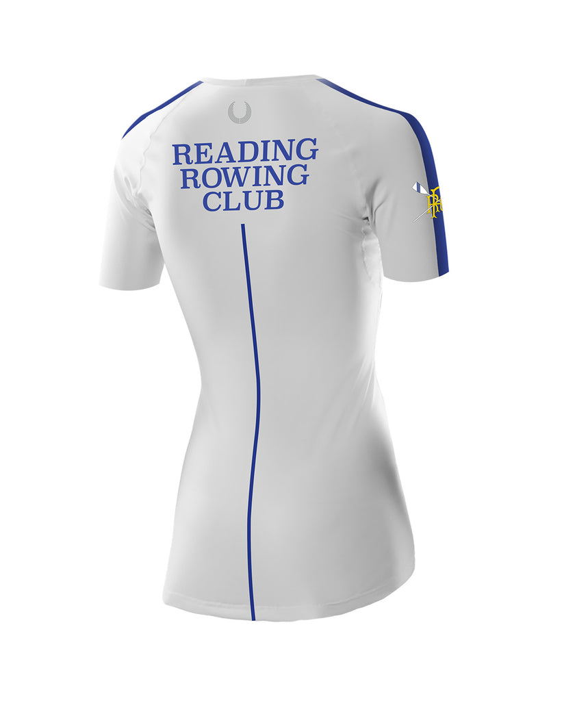 Women's Reading Base Layer SS - White/Blue