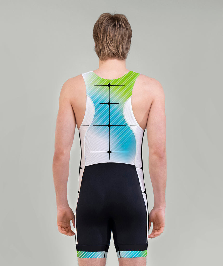 Men's Motion Pro Unisuit - Vivid Green/Aqua