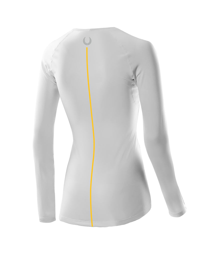 Women's Royal Chester Base Layer LS - White