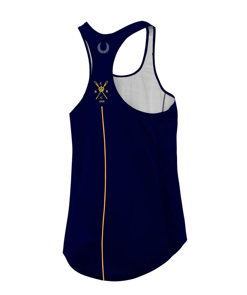 Women's Royal Chester Performance Tank - Navy/Yellow