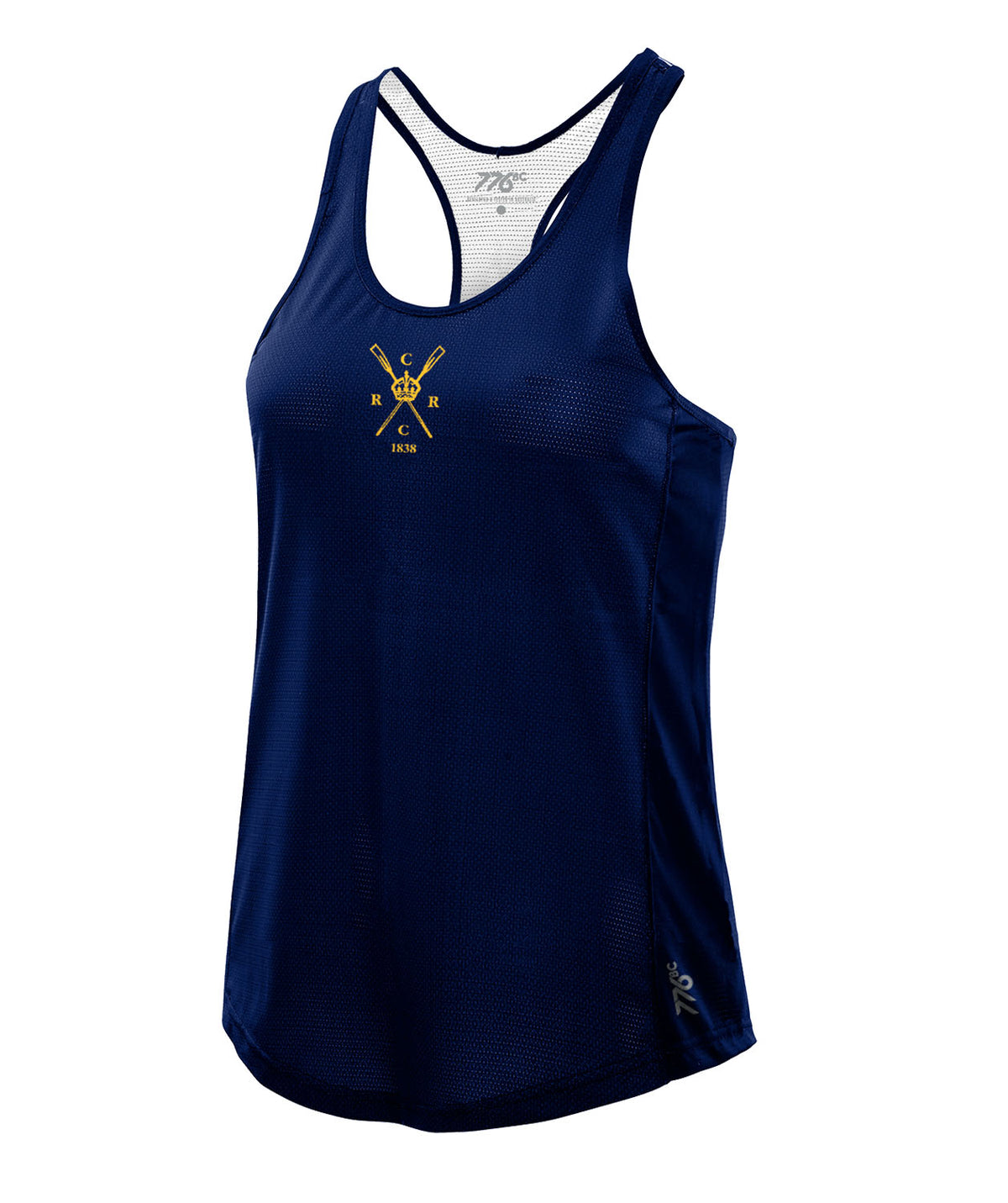Women's Royal Chester Performance Tank - Navy/Yellow