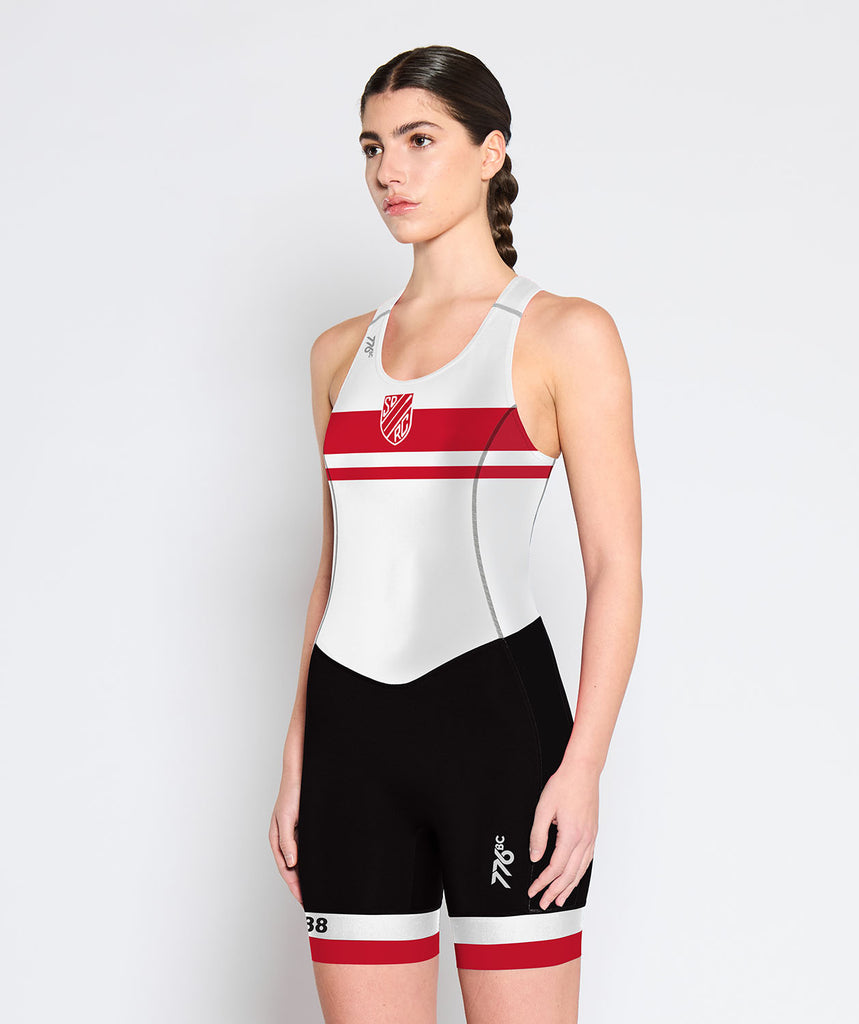 Women's San Diego Rowing Club Pro Unisuit - Black/White/Red