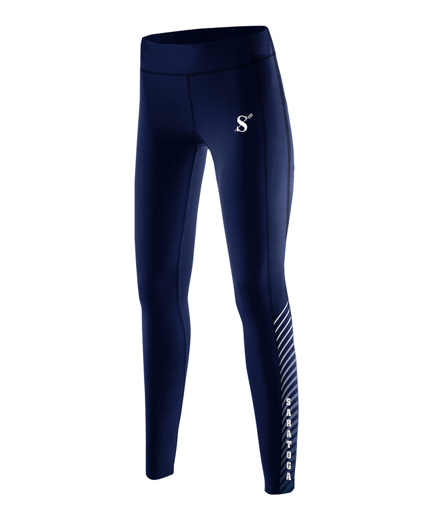 Women's Saratoga Streamline Tight - Navy/White