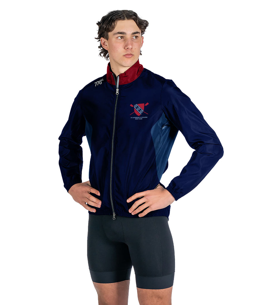 Men's St Catherines College Cirrostratus Wind Jacket - Navy/Blue