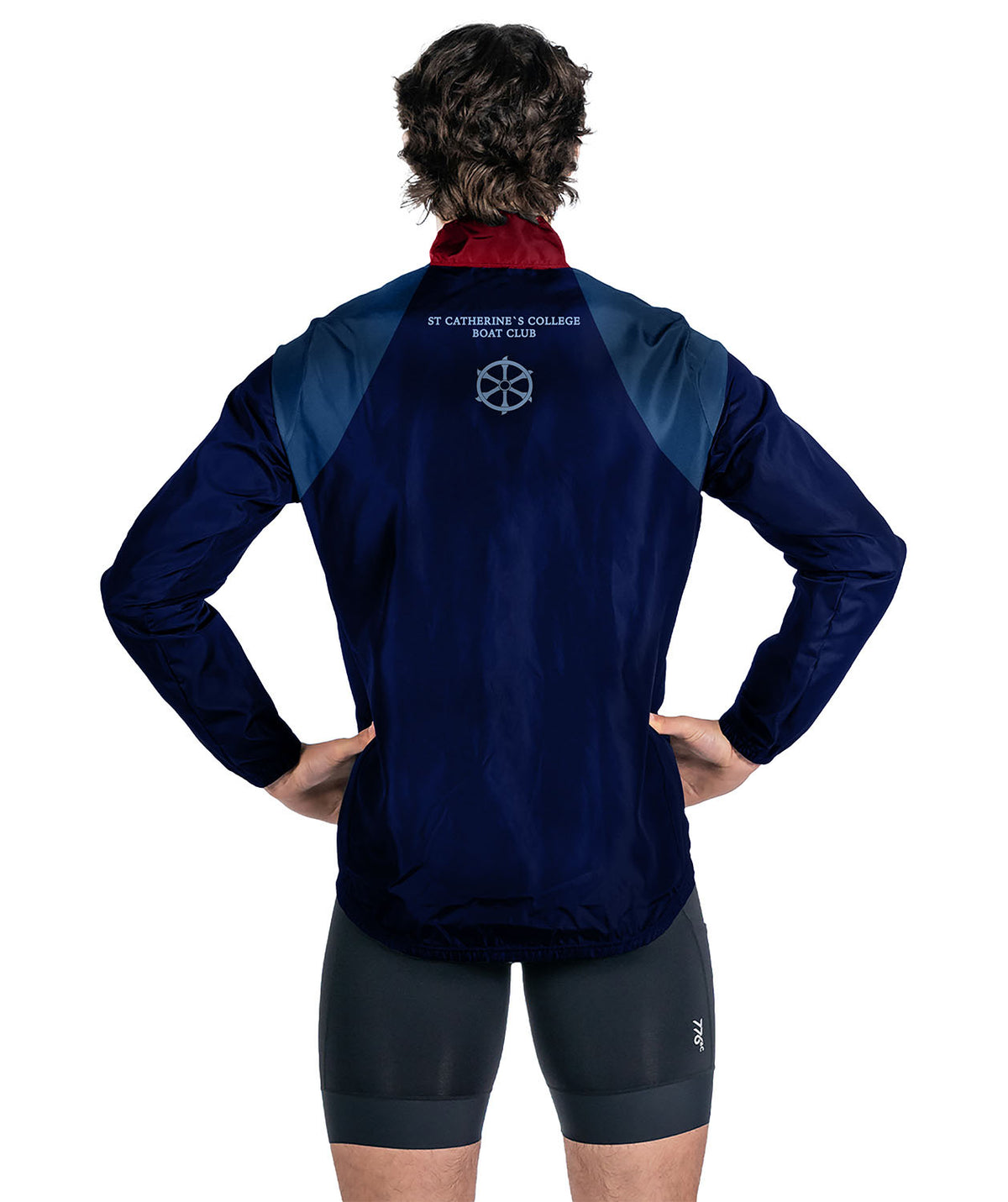 Men's St Catherines College Cirrostratus Wind Jacket - Navy/Blue