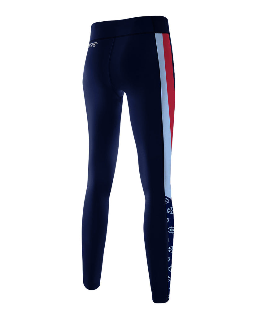 Women's St Catherines College Streamline Tight - Navy/Maroon/Blue